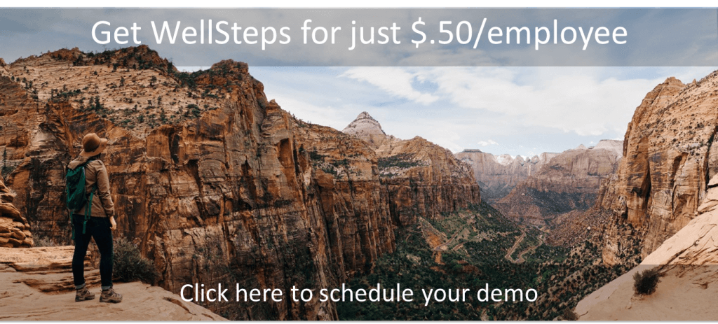 schedule a demo with wellsteps