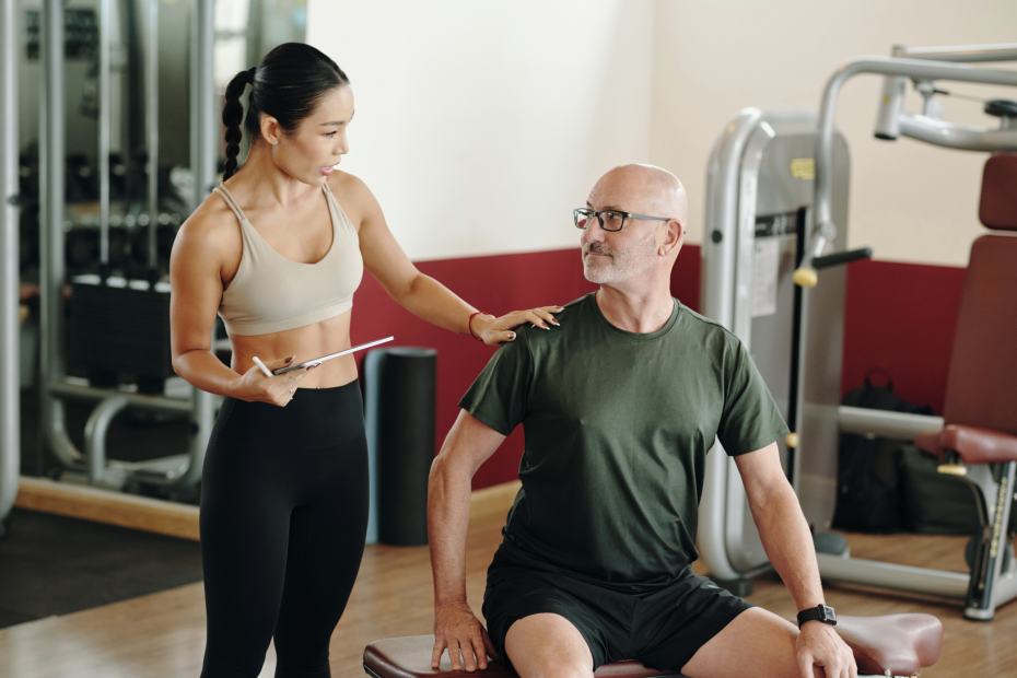 Employee receives personalized health coaching during a workplace wellness program, supporting behavior change, accountability, and improved health outcomes.