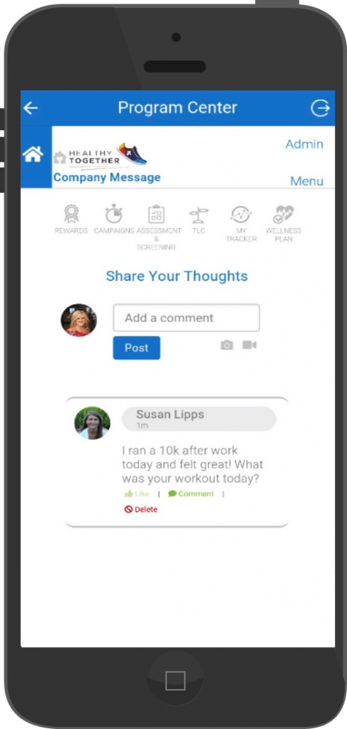 Worksite Wellness App