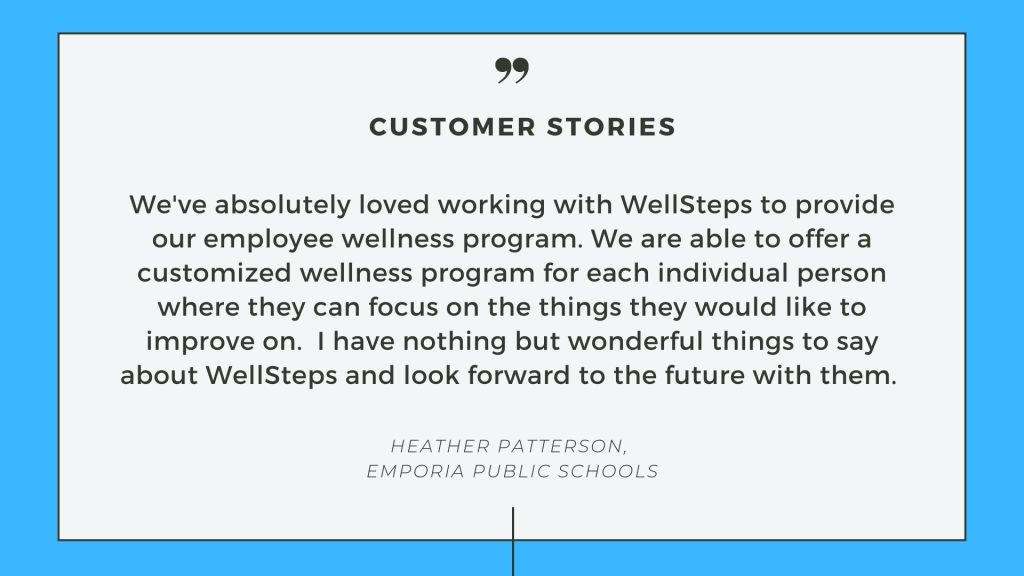 customer stories from working with wellsteps