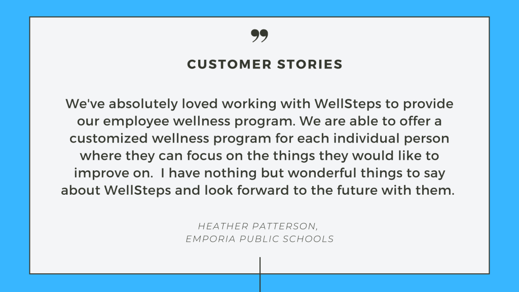 wellsteps clients testimonial, biometric screening companies 