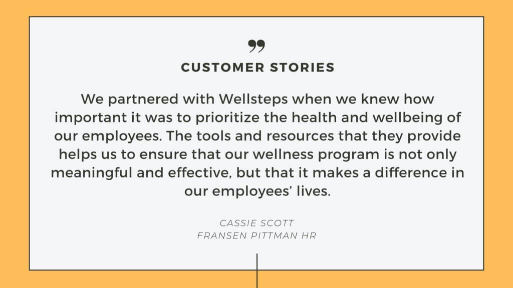 customer stories of wellness programs