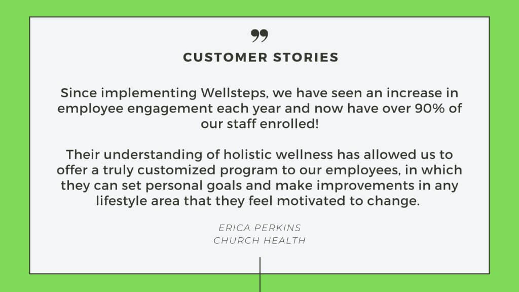 customer experience with wellsteps