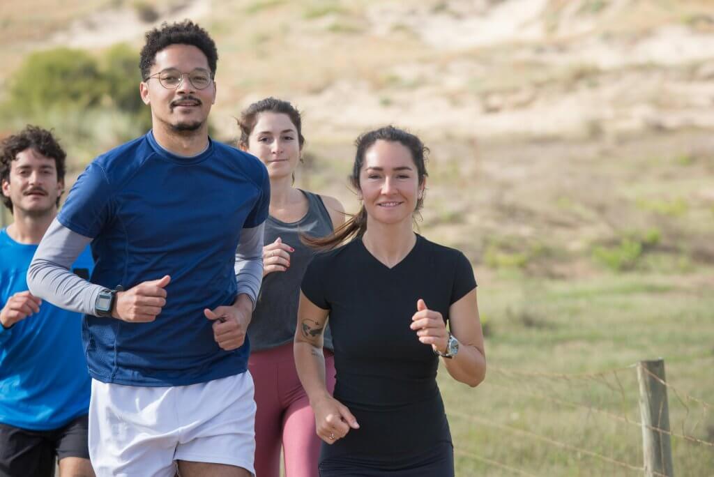 employees running for wellness program
